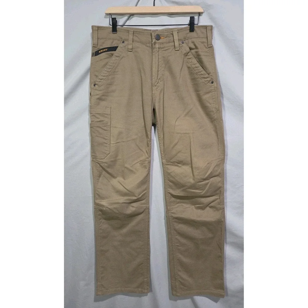 Ariat Rebar M4 Relaxed‎ 32x32 DuraStretch Washed Twill Dungaree Boot Cut Pants